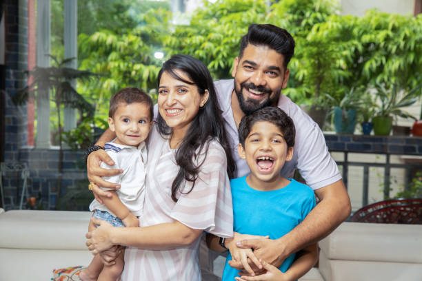 Indian family protected by PMSBY and PMJJBY insurance